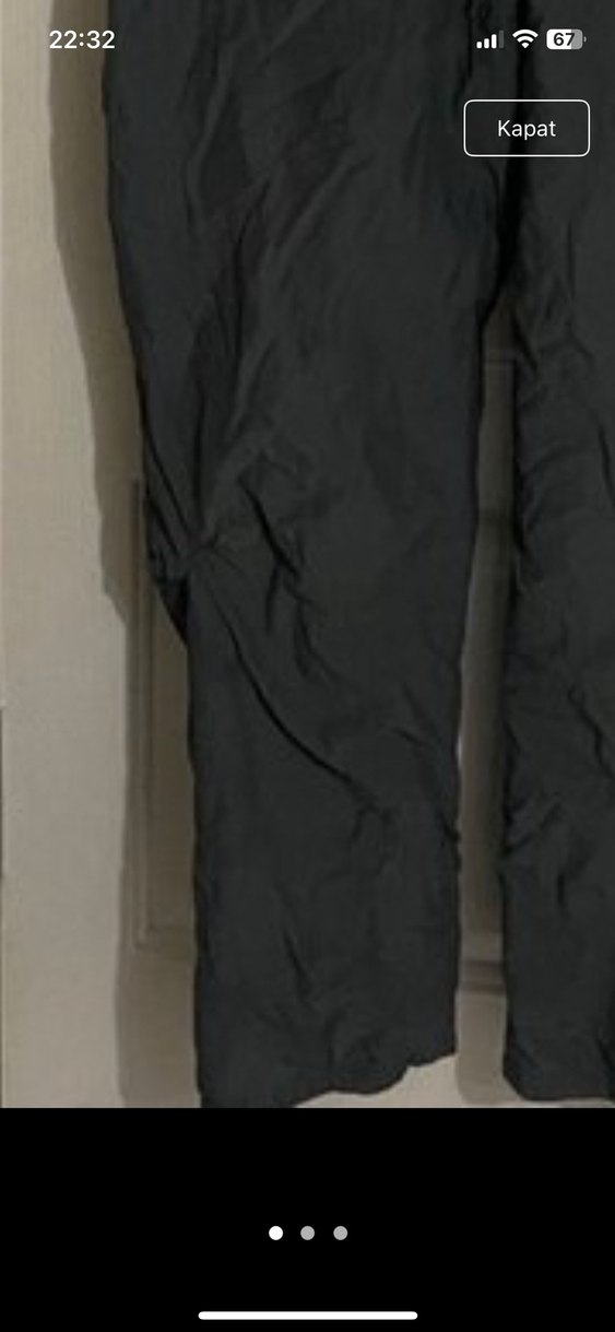 Gri Kadın Uzun Keten Tulum - Görsel 4