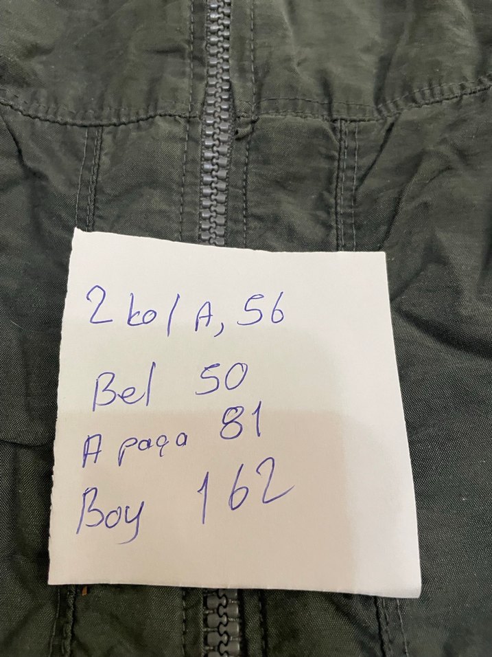 Gri Kadın Uzun Keten Tulum - Görsel 3