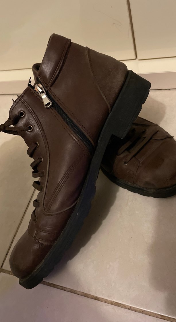 Kahverengi Deri Erkek Bot - Görsel 2