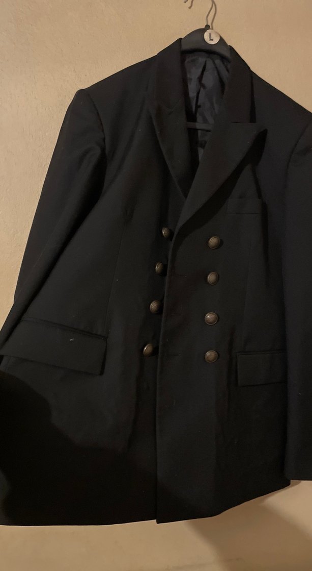 Düğmeli Siyah    BayanTakım Ceketi blezır - Görsel 3