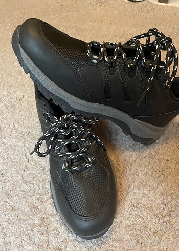 Siyah Erkek Spor Ayakkabı Bağcıkları - Görsel 2