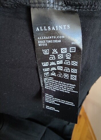 s Beden siyah Renk All saints tshirt 