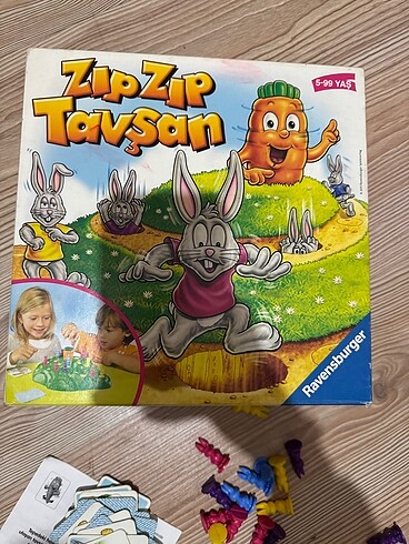 Zıp Zıp Tavşan Kutu oyunu