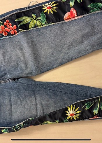 34 Beden Kadın zara detaylı jean