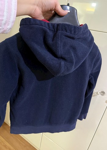 Erkek Lacivert Fermuarlı Sweatshirt - Görsel 2