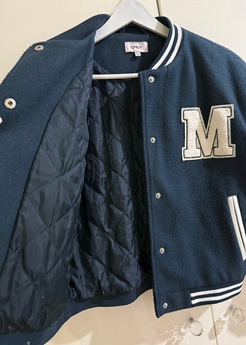 M Baskılı Erkek Çocuk kolej Spor Ceket - Görsel 3