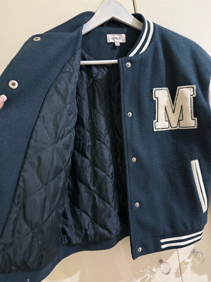 M Baskılı Erkek Çocuk kolej Spor Ceket - Görsel 3