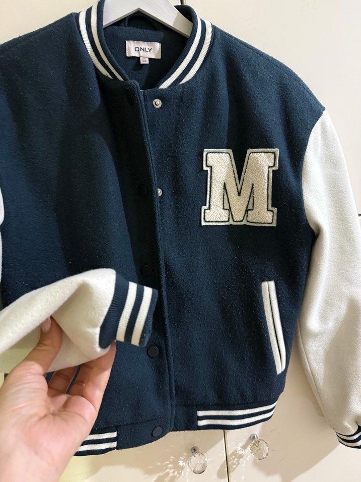 M Baskılı Erkek Çocuk kolej Spor Ceket - Görsel 2