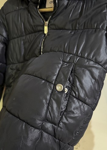 Kemerli Siyah Street Wear Ceket - Görsel 3