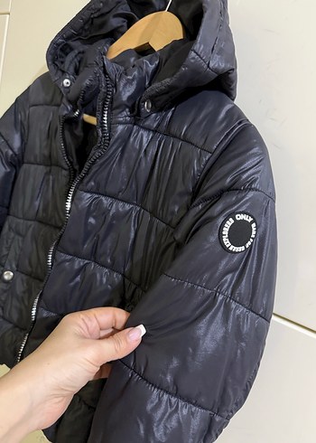 Kemerli Siyah Street Wear Ceket - Görsel 8