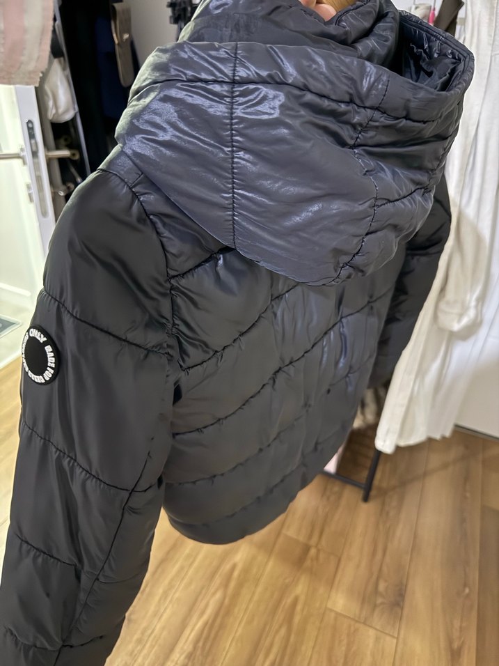 Kemerli Siyah Street Wear Ceket - Görsel 5