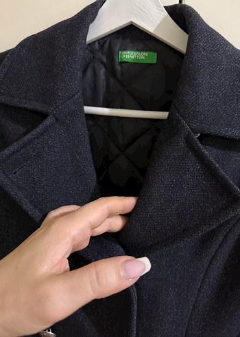 Düğmeli Erkek Çocuk Lacivert Kaban - Görsel 4