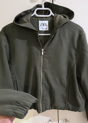 Kadın Haki Renk Bel Bantlı Rahat Eşofman Takımı - Görsel 3