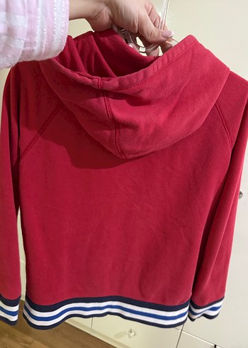 Kırmızı GAP Erkek Çocuk Fermuarlı Sweatshirt - Görsel 3