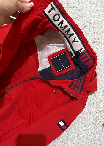 Erkek Kırmızı Fermuarlı Yağmurluk - Görsel 9