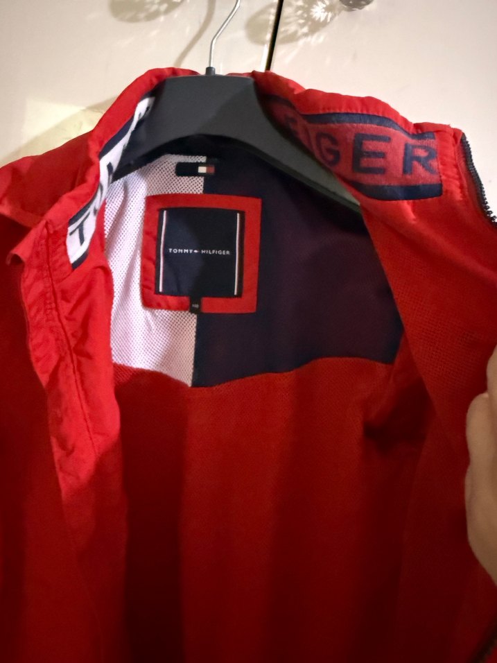 Erkek Kırmızı Fermuarlı Yağmurluk - Görsel 3