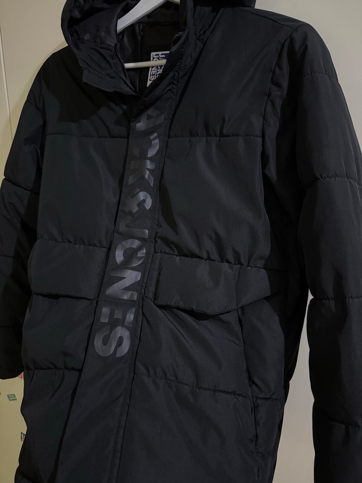 Siyah Kadın Midi Kışlık Mont - Görsel 2