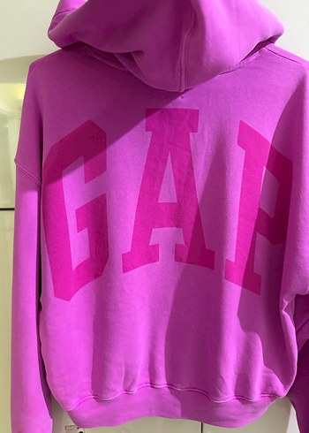 Pembe Kapüşonlu GAP Sweatshirt - Görsel 5