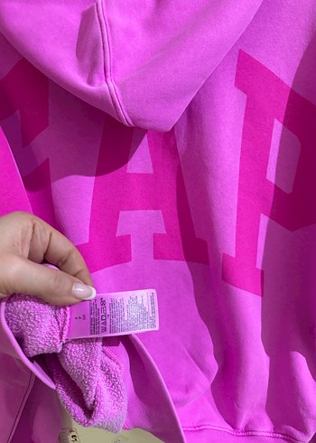 Pembe Kapüşonlu GAP Sweatshirt - Görsel 2
