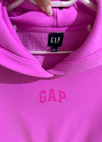 Pembe Kapüşonlu GAP Sweatshirt - Görsel 4