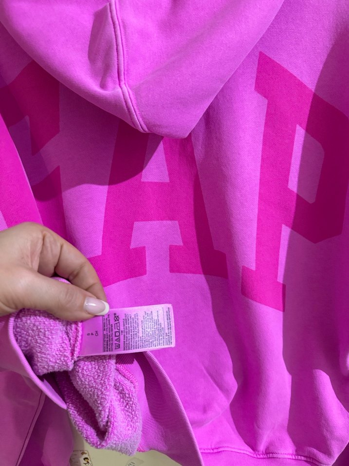 Pembe Kapüşonlu GAP Sweatshirt - Görsel 2