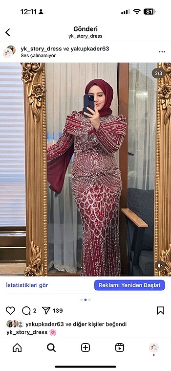 xl Beden bordo Renk Bordo özel dikim abiye