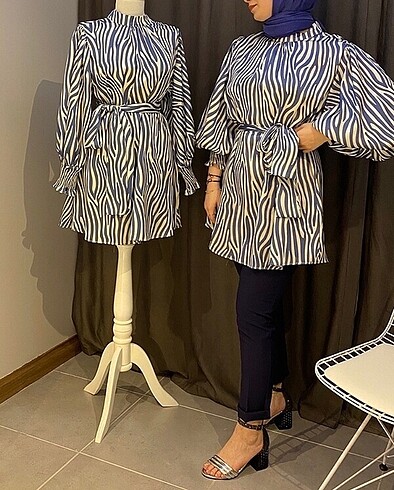 Zara Saten zebra desen tunik