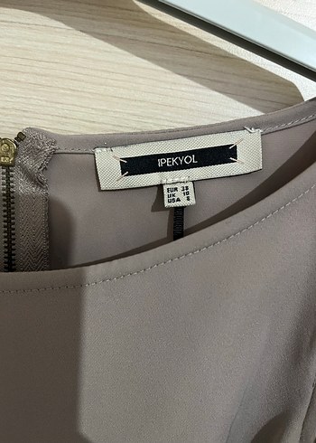 ipekyol Bej Midi Kumas Pantolon