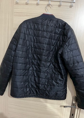 Düğmeli Siyah Erkek Mont - Görsel 3