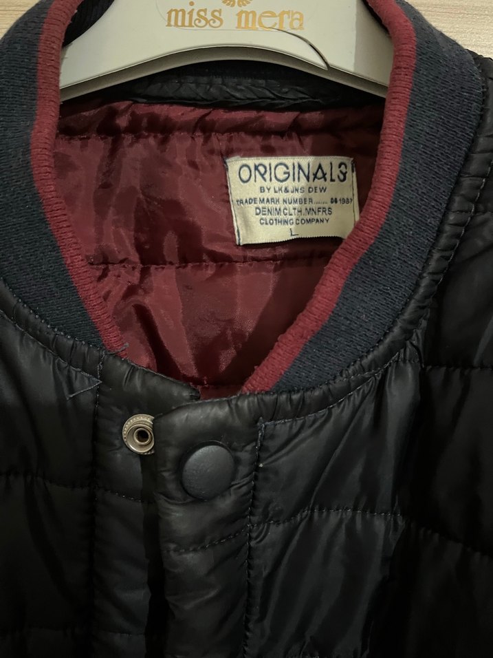 Düğmeli Siyah Erkek Mont - Görsel 2