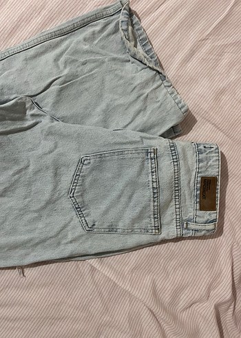 Gri Yırtık Midi Kot Pantolon madmexs - Görsel 3