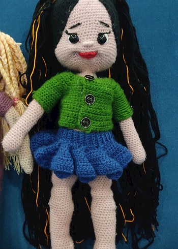 Lolybon Renkli Örgü Bebek Seti