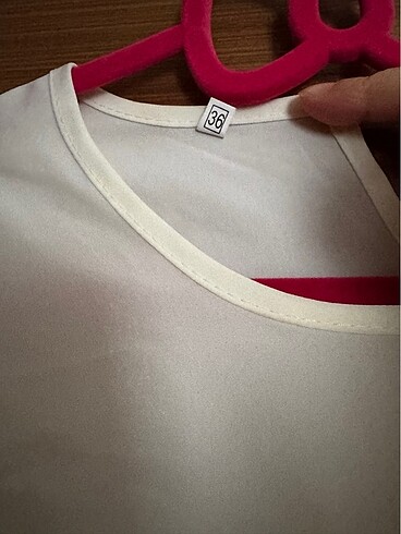 Ekru renk uzun kol tunik - Görsel 4