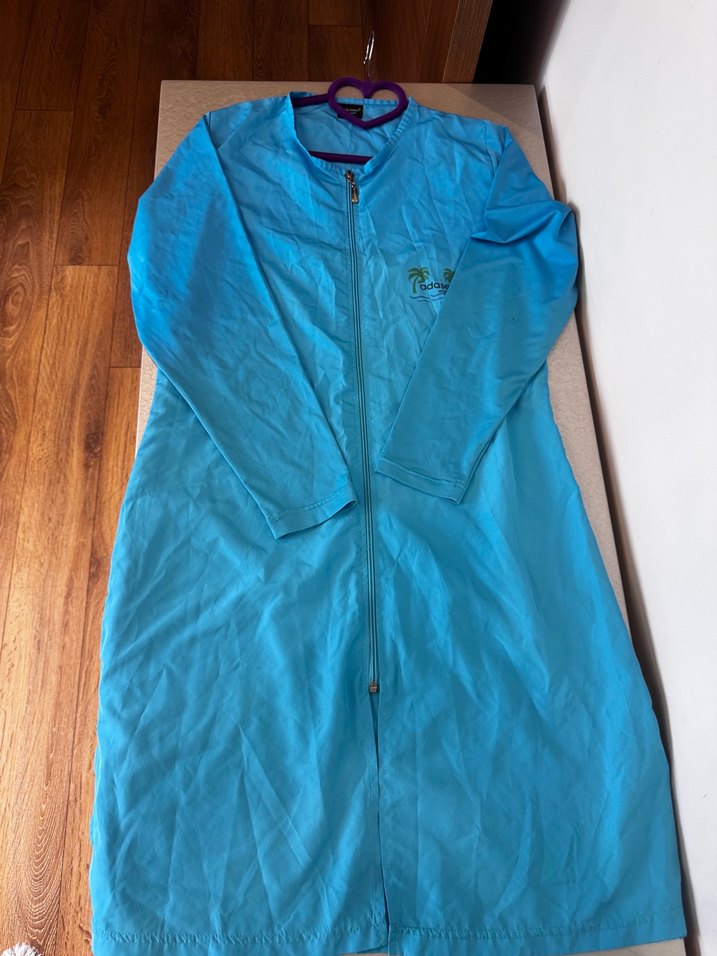 Adasea Marka 5 Parça Tam Tesettür Haşema  Mavi - Görsel 3