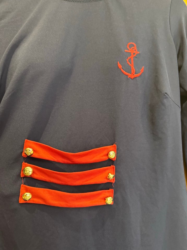 Denizci Detaylı Tesettür Haşema  3 Parça  36-42 Beden Uyumlu - Görsel 4