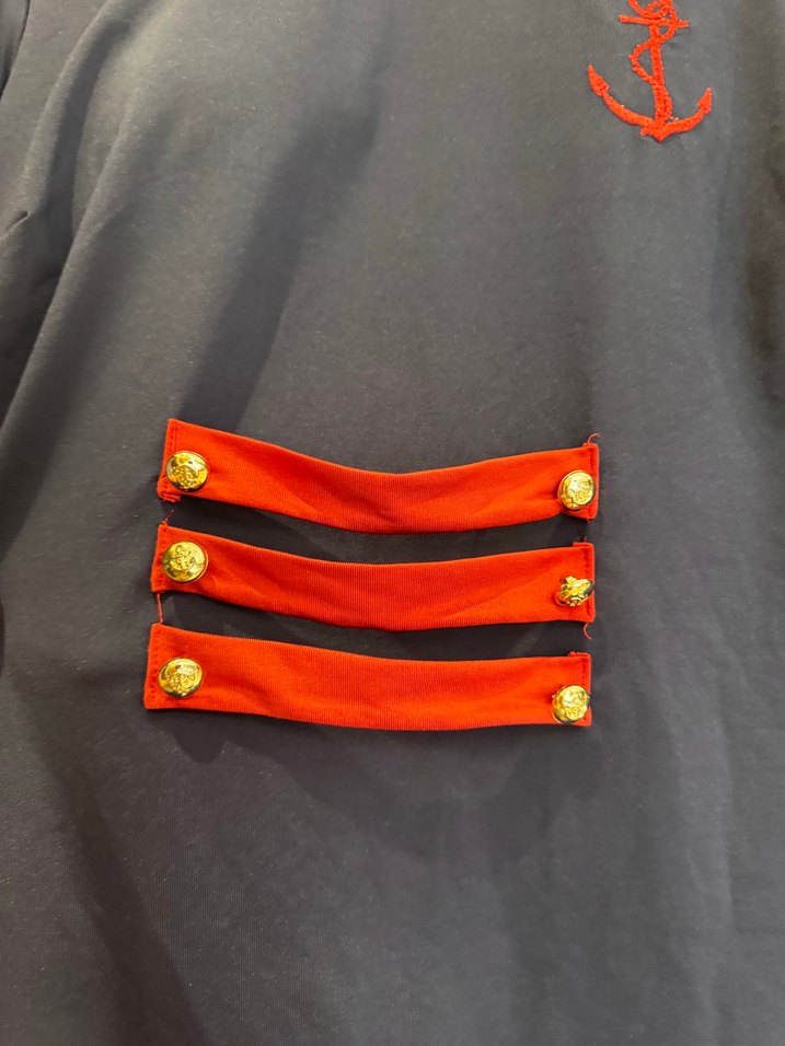 Denizci Detaylı Tesettür Haşema  3 Parça  36-42 Beden Uyumlu - Görsel 3