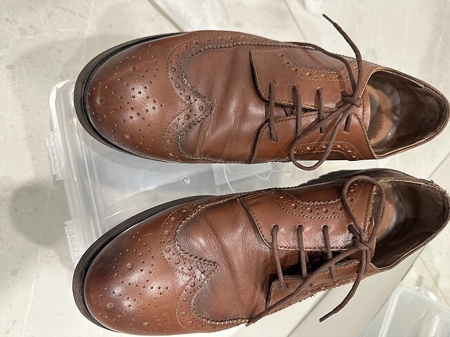 44 Beden kahverengi Renk Massimo Dutti - Deri Ayakkabı (44)