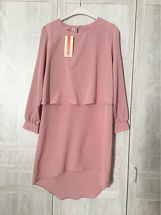 Pudra tunik 38 beden etiketli