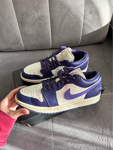 38 Beden Nike air jordan 1 low sky j purple