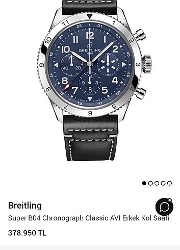  Beden Orjinal BREİTLİNG Chronograph Automatic Sıfırdır 