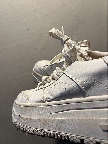 40 Beden beyaz Renk bershka platform ayakkabi