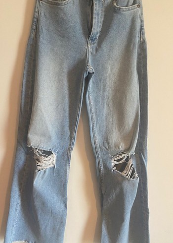 11-12 Yaş Beden Yırtık Kot Pantolon