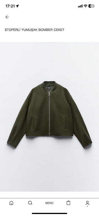 Zara bomber ceket