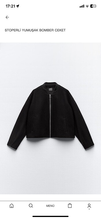 Zara Bomber Ceket