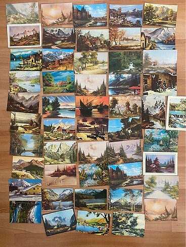 Eski Kartpostal 50 adet