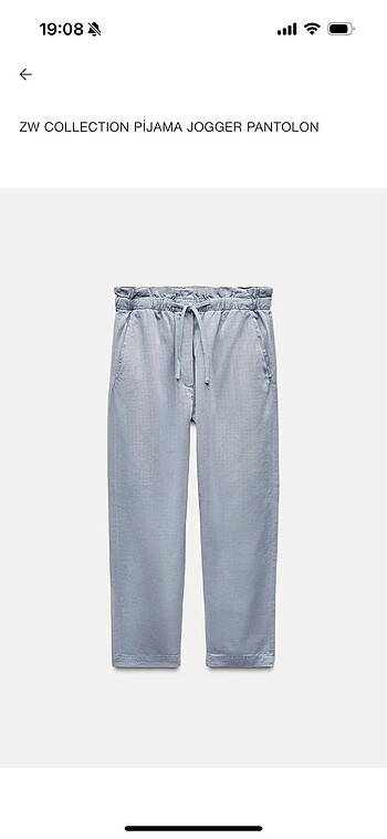 Zara jogger pantolon