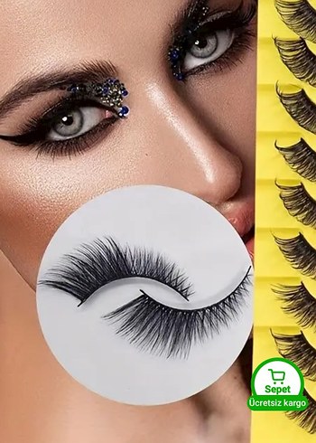 Takma Kirpik Seti - Görsel 3