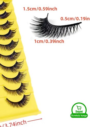 Takma Kirpik Seti - Görsel 4