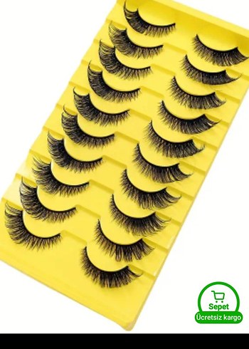 Takma Kirpik Seti - Görsel 6