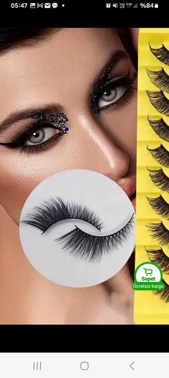 Takma Kirpik Seti - Görsel 3